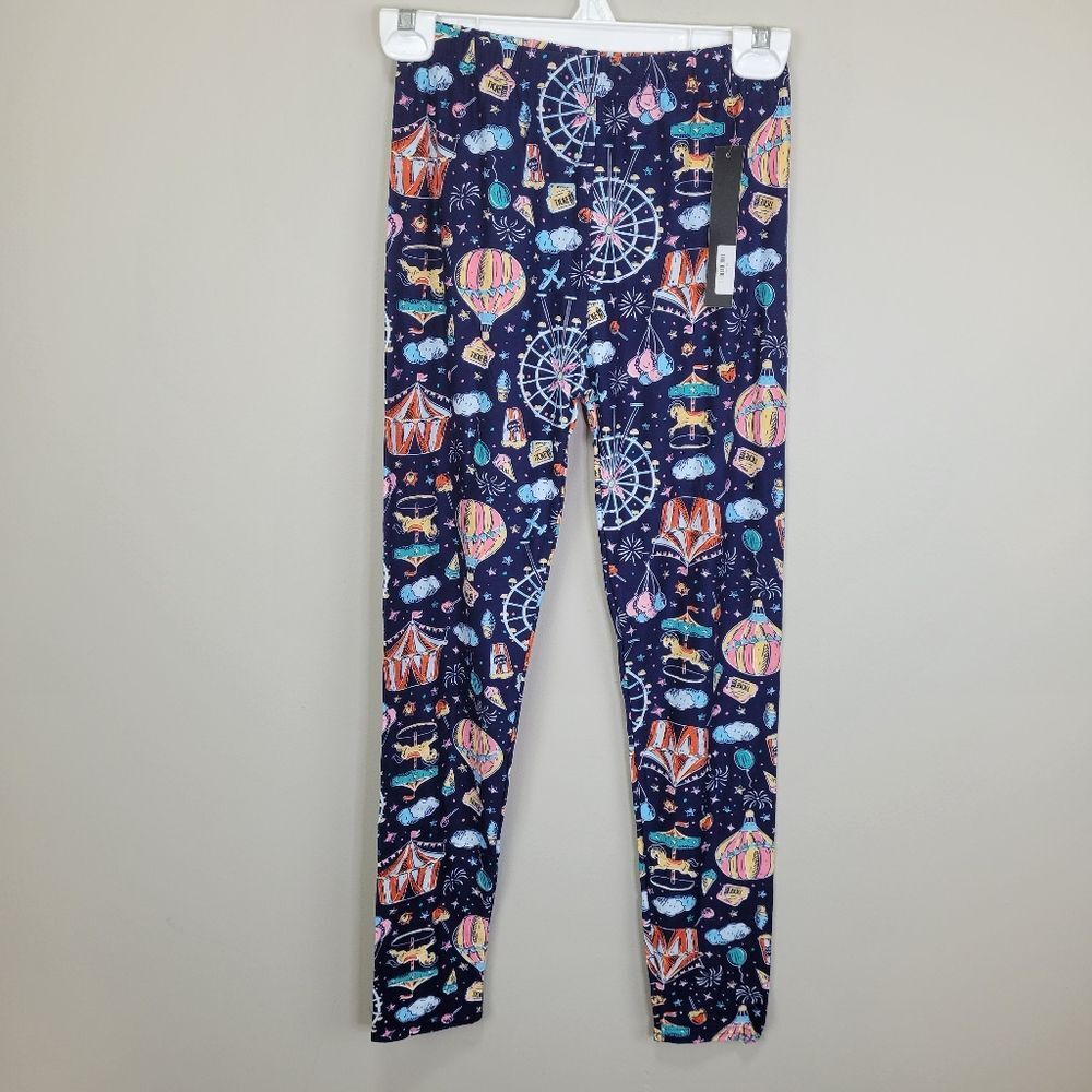 New Mix Circus Print Leggings One Size Fits‎ All